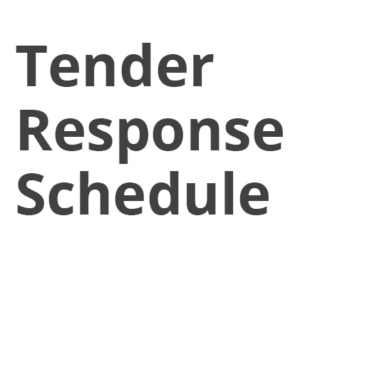 Waste and Recycling Procurement – Tender Response Schedule (2021)