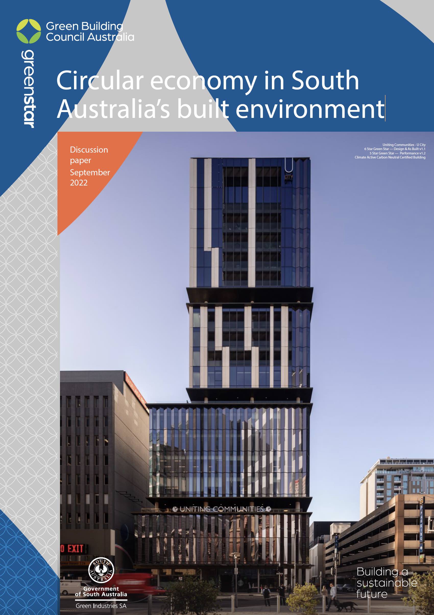 Circular economy in South Australia’s built environment