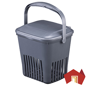 7ltr Vented Kitchen Organics Caddy